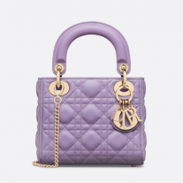 Dior Lady Dior Bag Lilac Cannage Lambskin