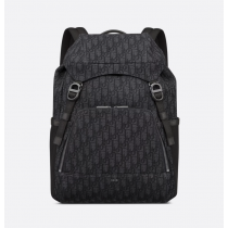 Dior 8 Backpack Black Dior Oblique Jacquard