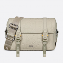 Dior Hit the Road Messenger Bag with Flap Beige Dior Gravity Leather