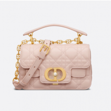 Dior Jolie Top Handle Bag Powder Pink Cannage Calfskin