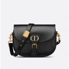 Dior Medium Dior Bobby Bag Black Box Calfskin