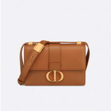 Dior Small 30 Montaigne Bag Golden Saddle Calfskin