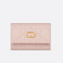 Dior Jolie Glycine Wallet Powder Pink Cannage Lambskin