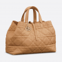 Dior Large Dior Toujours Bag Tan Macrocannage Calfskin