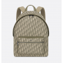 Dior Rider Backpack Khaki Dior Oblique Jacquard